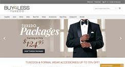 Desktop Screenshot of buy4lesstuxedo.com